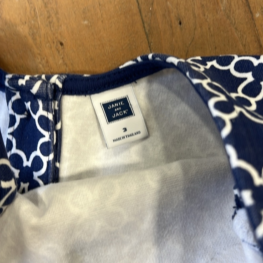 Janie and Jack navy Ponte dress - Picture 3 of 5